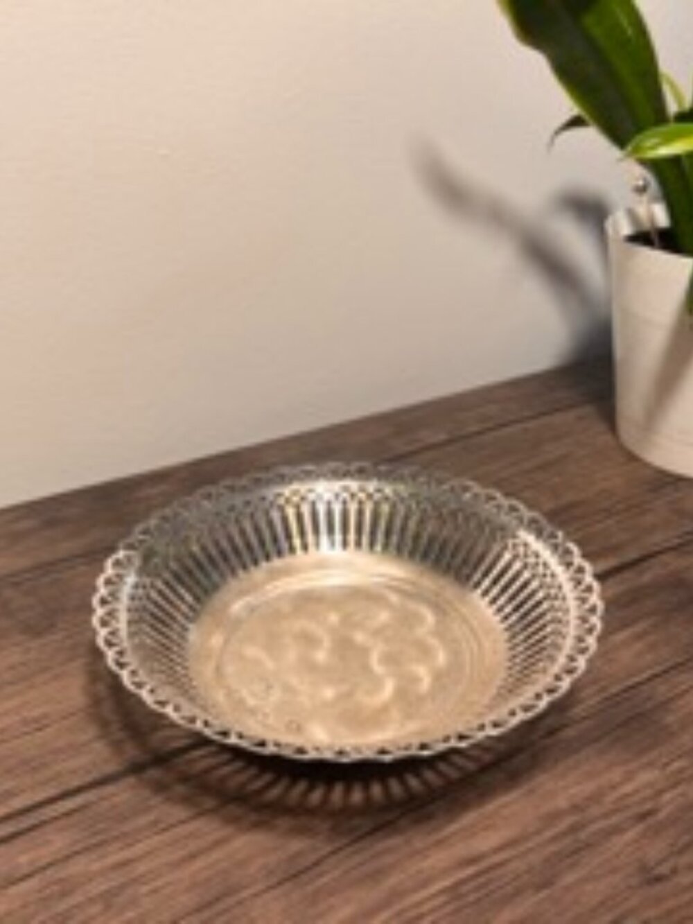 Vintage WMF Ikora Silver-Plated Footed Bowl